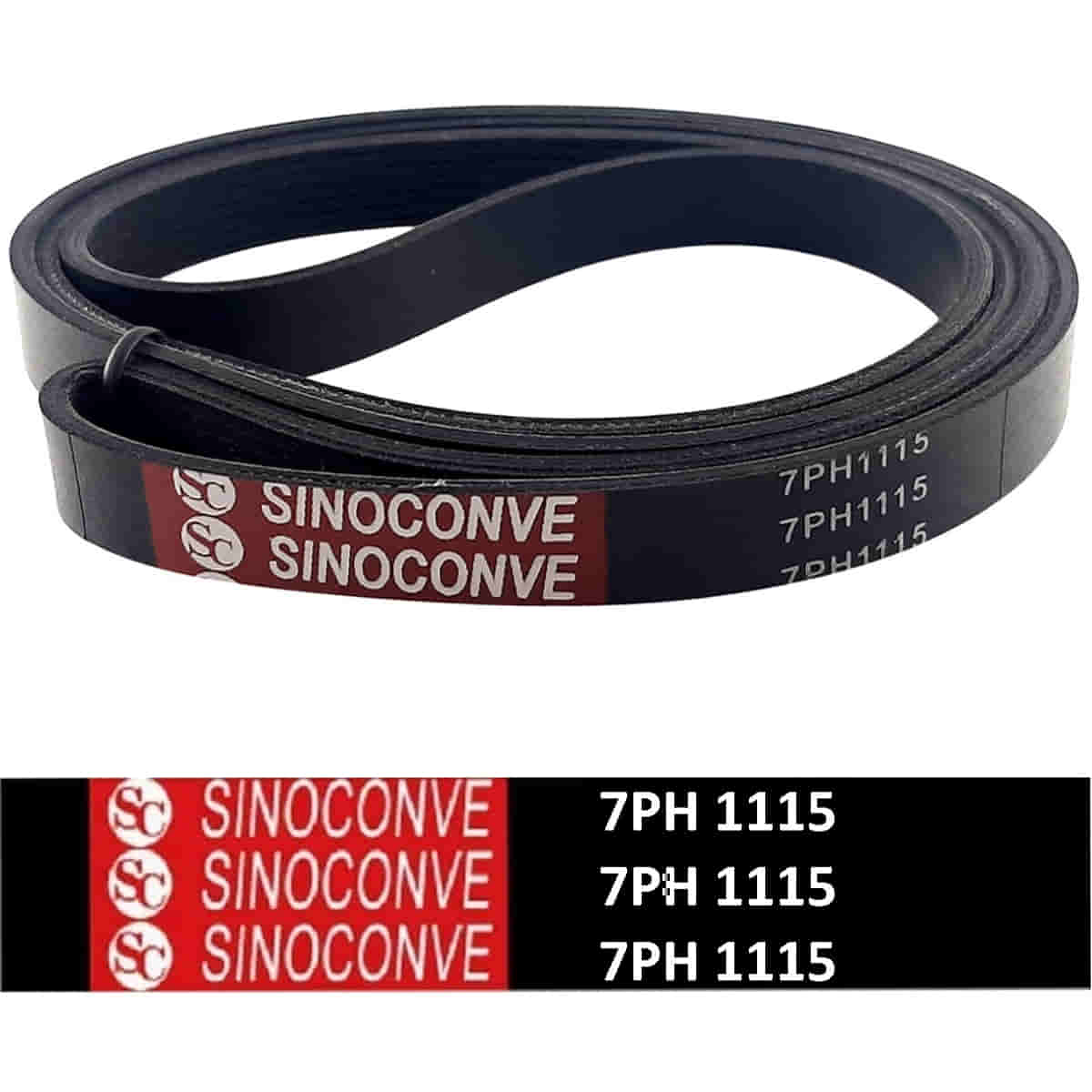 картинка Sinoconve 7PH1115 H7 ремень поликлиновый приводной для стиральной машины AEG, Electrolux, Zanussi от магазина Интерком-НН