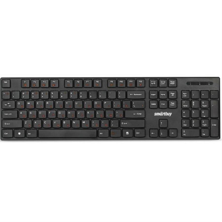 картинка SmartBuy SBK-238U-K ONE Клавиатура проводная мультимедийная USB (черная) от магазина Интерком-НН