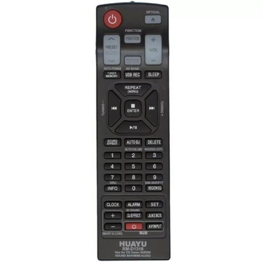 картинка Huayu RM-D1318 (21024) пульт дистанционного управления универсальный (ПДУ) для аудиосистем LG от магазина Интерком-НН
