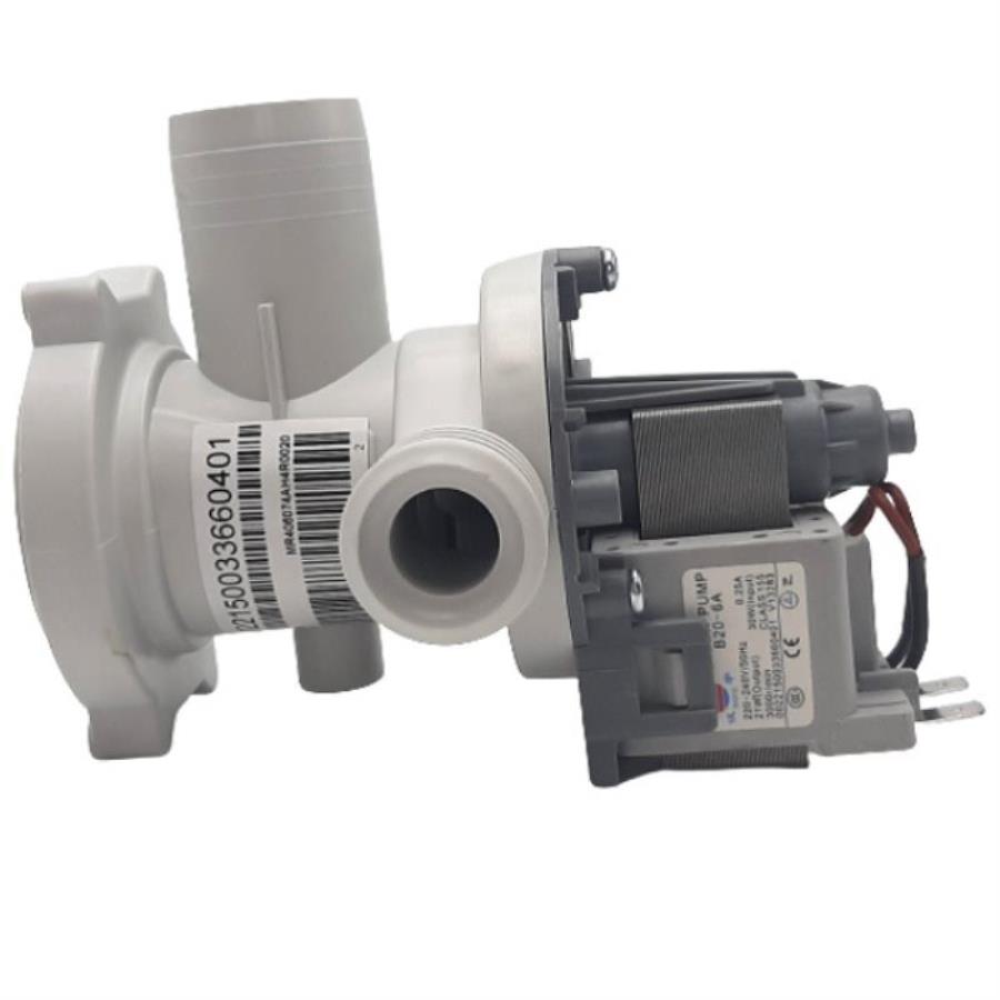 картинка Hanyu 0022150033660401 сливной насос (помпа) 30Вт, 0.25A в сборе с улиткой для стиральной машины  от магазина Интерком-НН