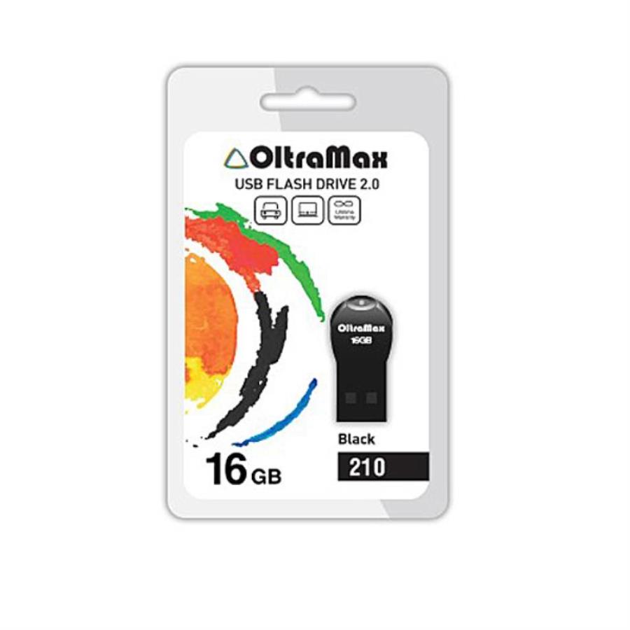 картинка Память USB 16Gb OltraMax 210 черный (OM16GB210-Black) от магазина Интерком-НН