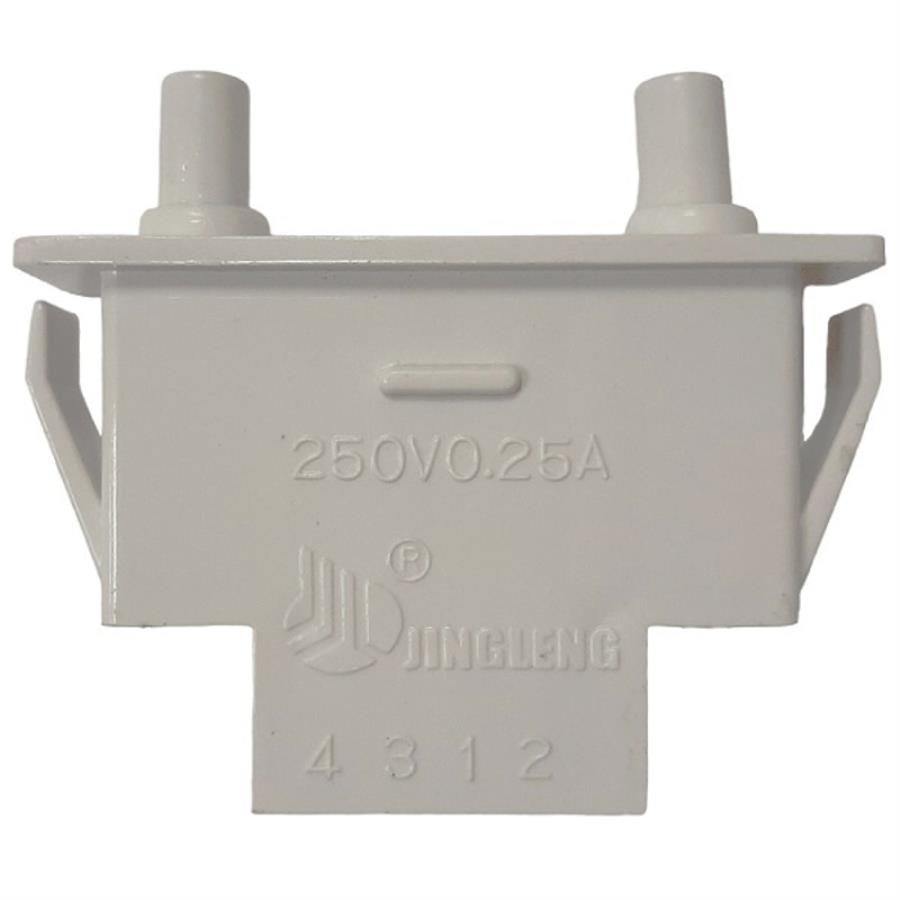 картинка Выключатель света 306(12) 2-х кнопочный, 3 контакта 250V, 0.25A для холодильника  от магазина Интерком-НН