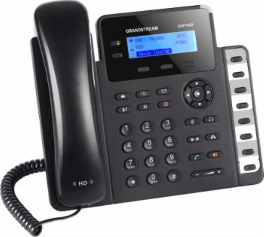 картинка Телефон IP Grandstream GXP-1628 черный от магазина Интерком-НН
