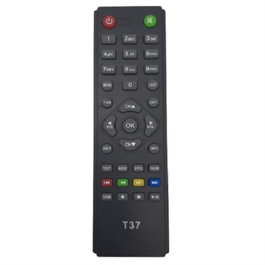 картинка Huayu T37 (17746) универсальный пульт для цифровых приставок DVB-T2 от магазина Интерком-НН