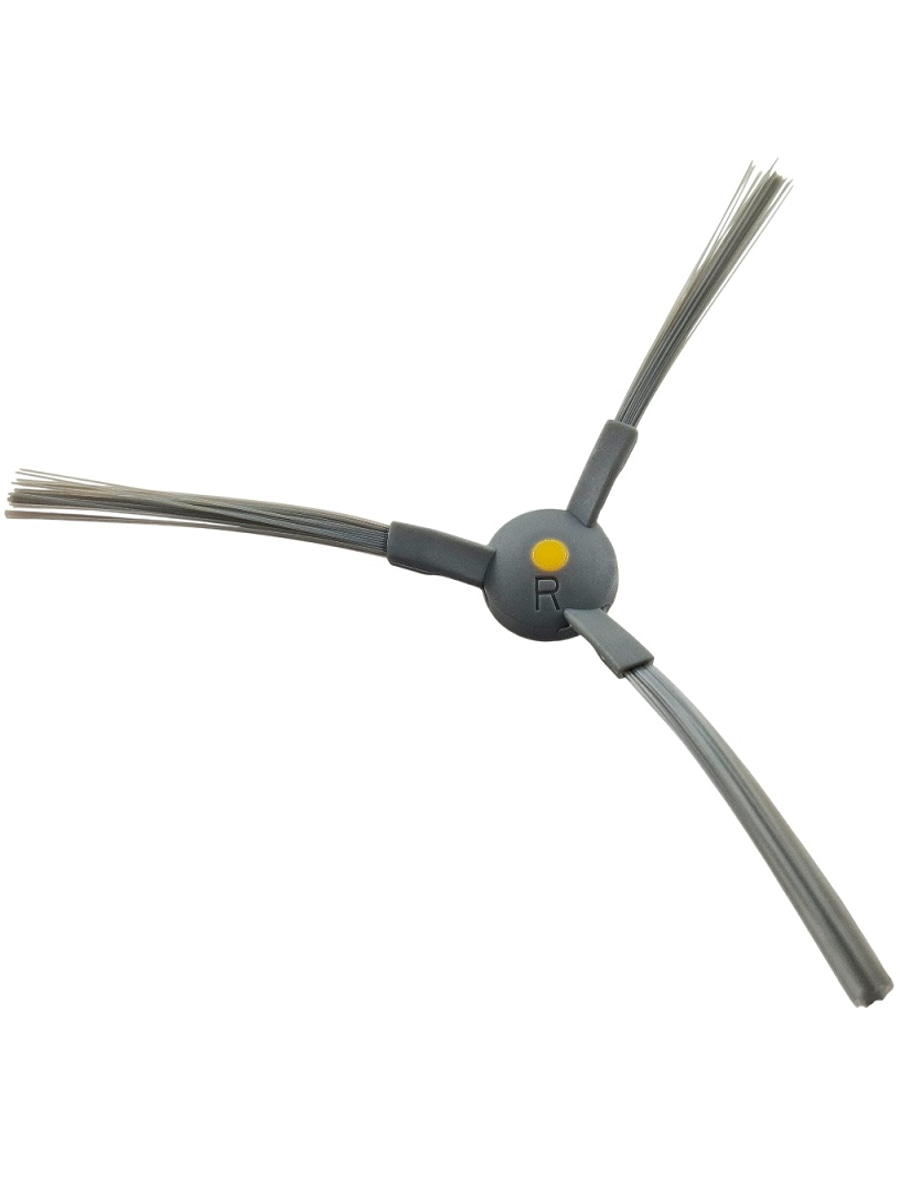 картинка Щетка боковая для робот-пылесоса установка квадрат 6мм, окружность 160мм, правая, серый-желтый от магазина Интерком-НН