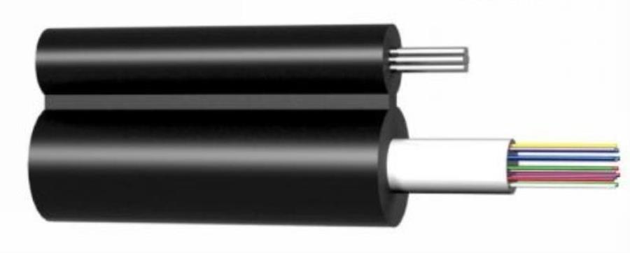 картинка Кабель оптический SNR-UT3-12 на тросу одномодульный с выносным силовым элементом 12 волокон, 4кН от магазина Интерком-НН