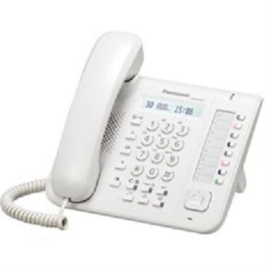 картинка Panasonic KX-DT521RU Системный телефон 8 кнопок с индикацией, 1-строчный дисплей с подсветкой от магазина Интерком-НН