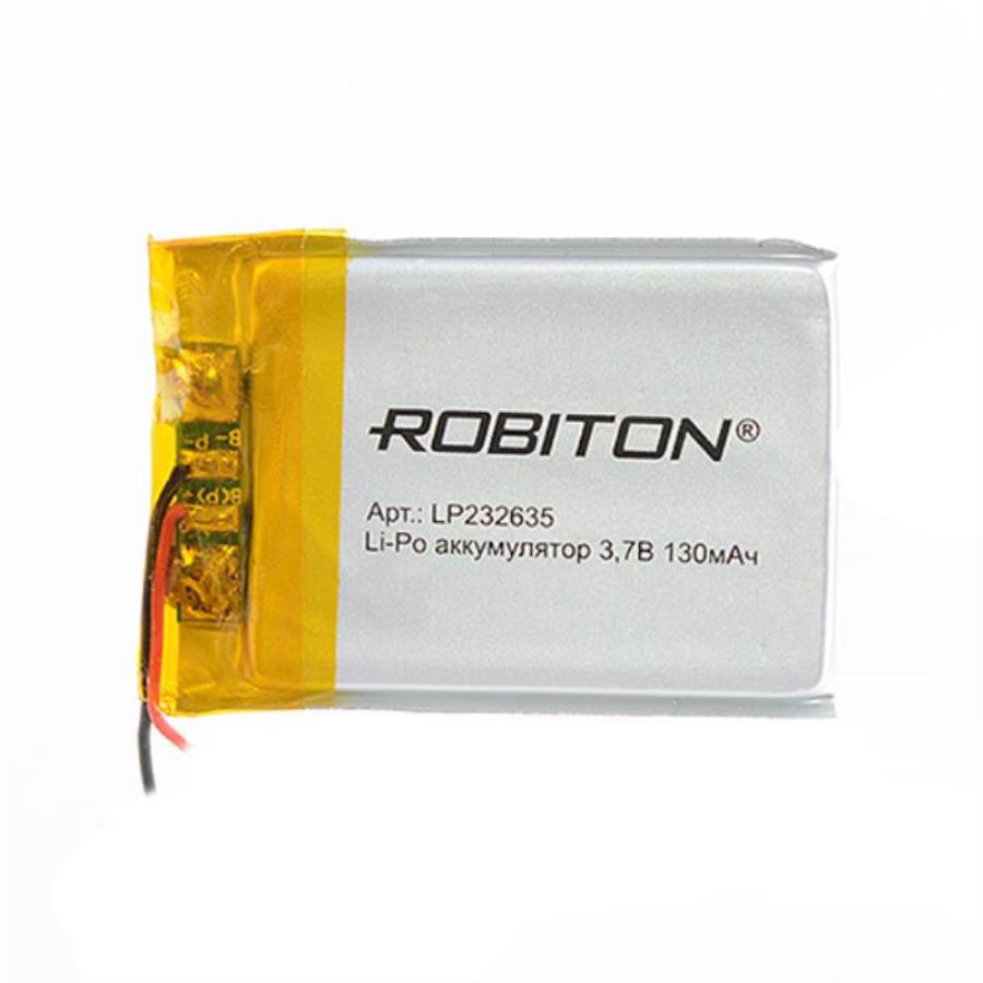 картинка Robiton LP232635 Аккумулятор Li-Po 3.7 В, 130mAh от магазина Интерком-НН