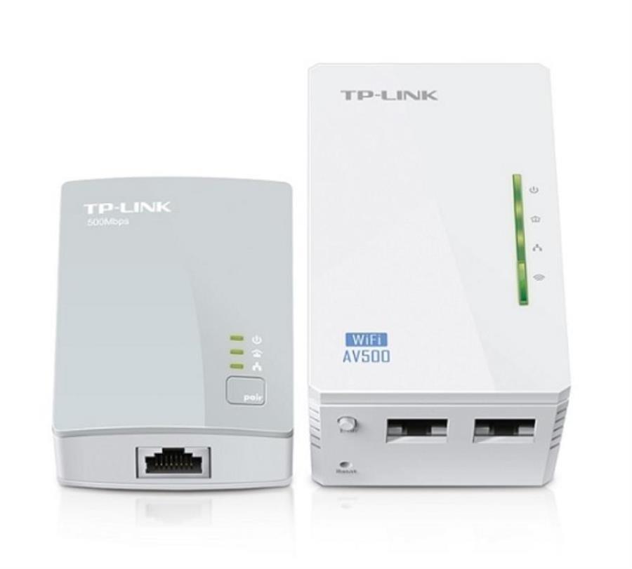 картинка TP-Link TL-WPA4220KIT Комплект N300 AV500 Wi-Fi Powerline адаптеров  от магазина Интерком-НН