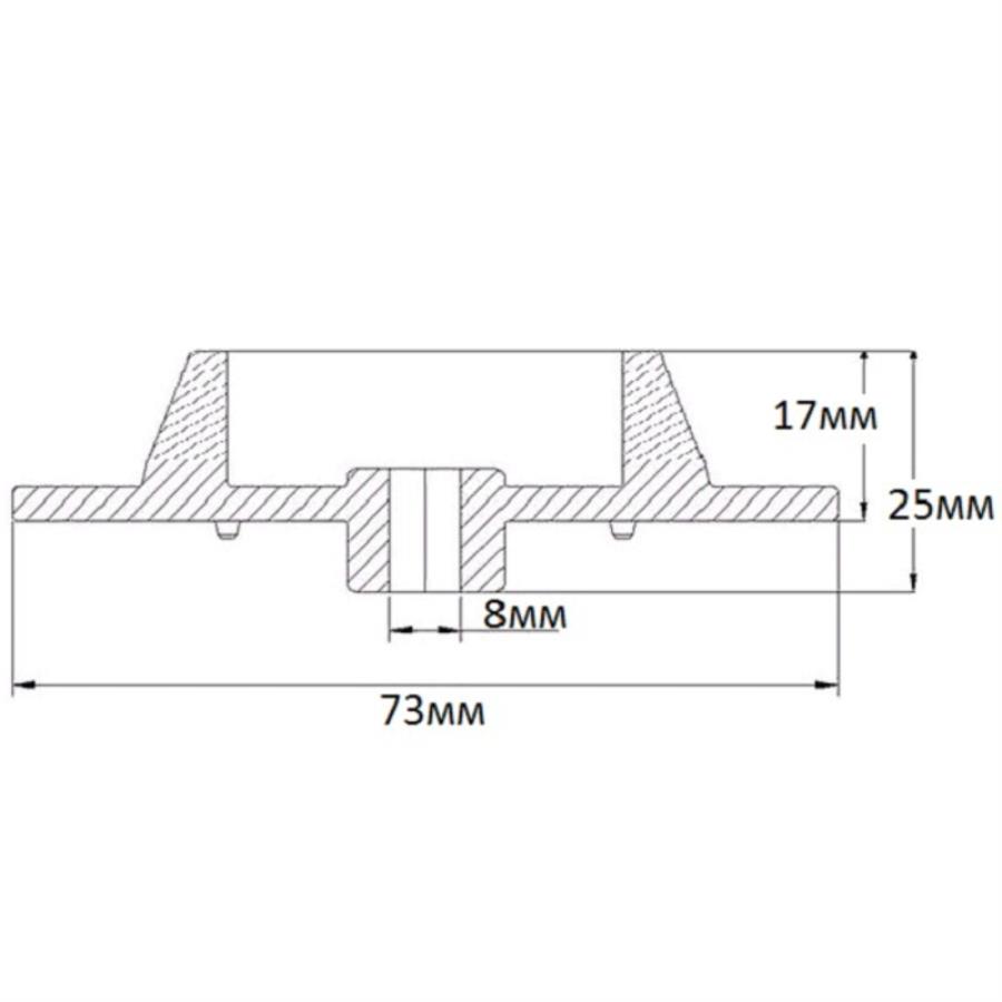 картинка Redmond RBM-KV корпус с втулкой механизма вращения хлебопечи RBM-1908, 09, 10, 11, 12, 13, 14,15, 19 от магазина Интерком-НН