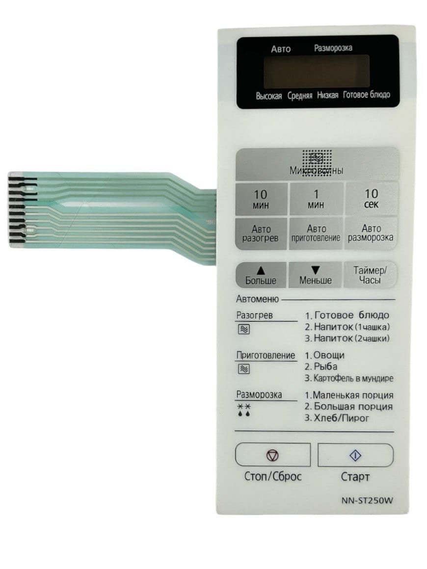 картинка Panasonic A630Y7W70HZP Сенсорная панель для микроволновой СВЧ печи NN-ST250W ZPE от магазина Интерком-НН