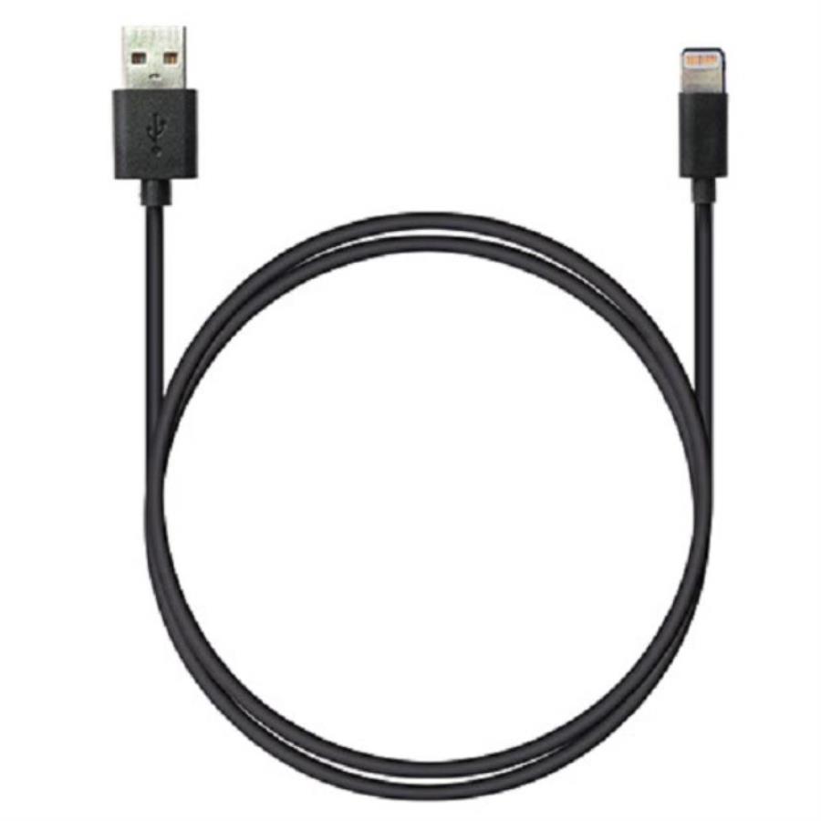 картинка Кабель USB Robiton Р3-AppleLightning/1m/SyncCharg 1м, черный от магазина Интерком-НН
