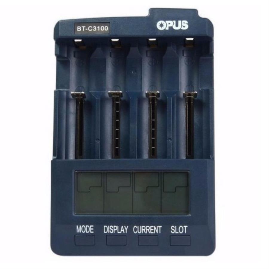картинка Opus BT-C3100 v2.2 Универсальное зарядное устройство на 4 аккумулятора Ni-Cd / Ni-Mh и Li-Ion от магазина Интерком-НН