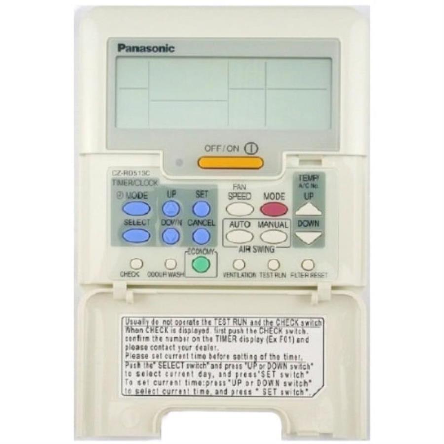 картинка Panasonic CZ-RD513C (CWA75C2586, CWA75C2168) Проводной пульт для канальных, кассетных кондиционеров от магазина Интерком-НН