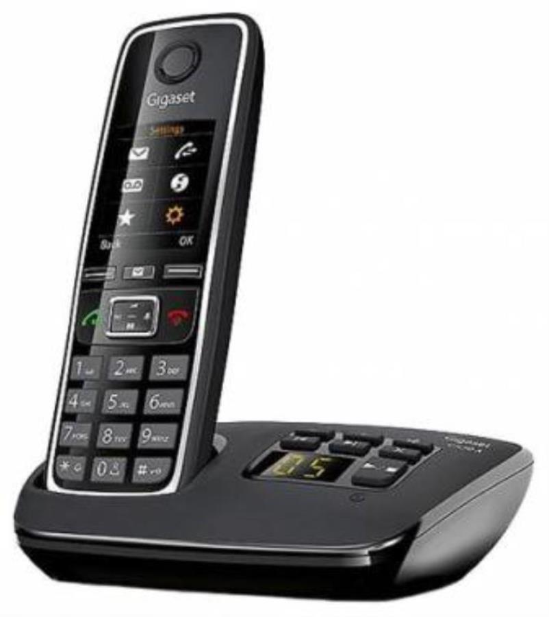 картинка Р/Телефон Dect Gigaset C530A RUS черный автооветчик АОН от магазина Интерком-НН