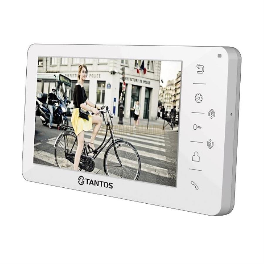 картинка TANTOS Amelie Цветной видеодомофон  7", без трубки, белый от магазина Интерком-НН