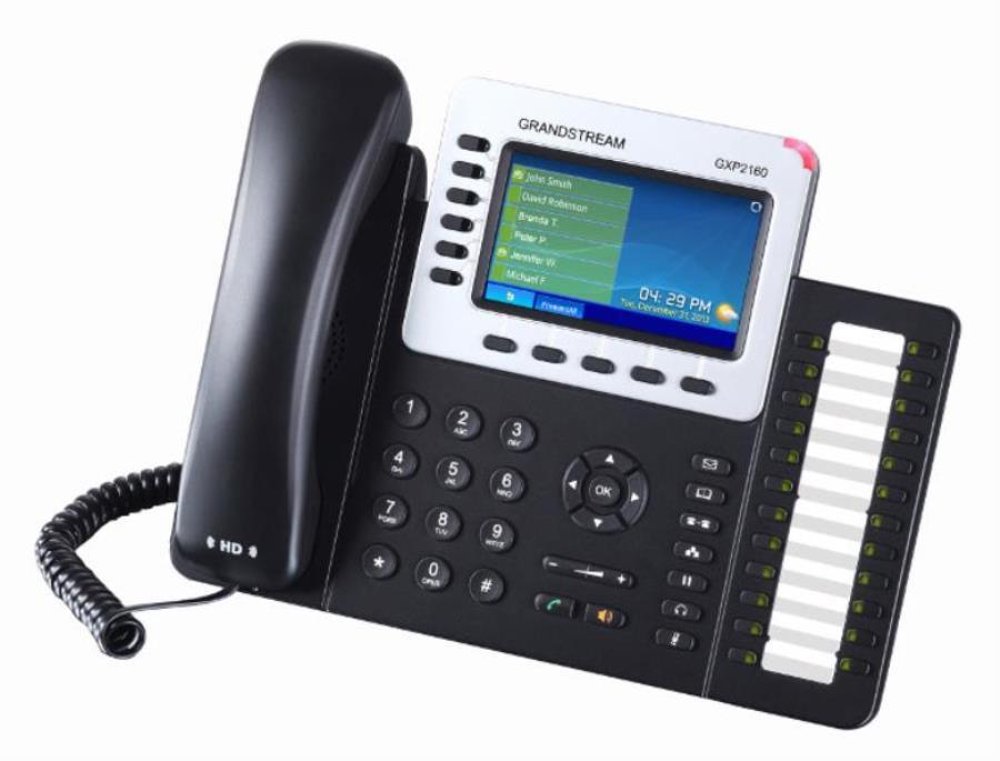картинка Телефон IP Grandstream GXP-2160 черный от магазина Интерком-НН