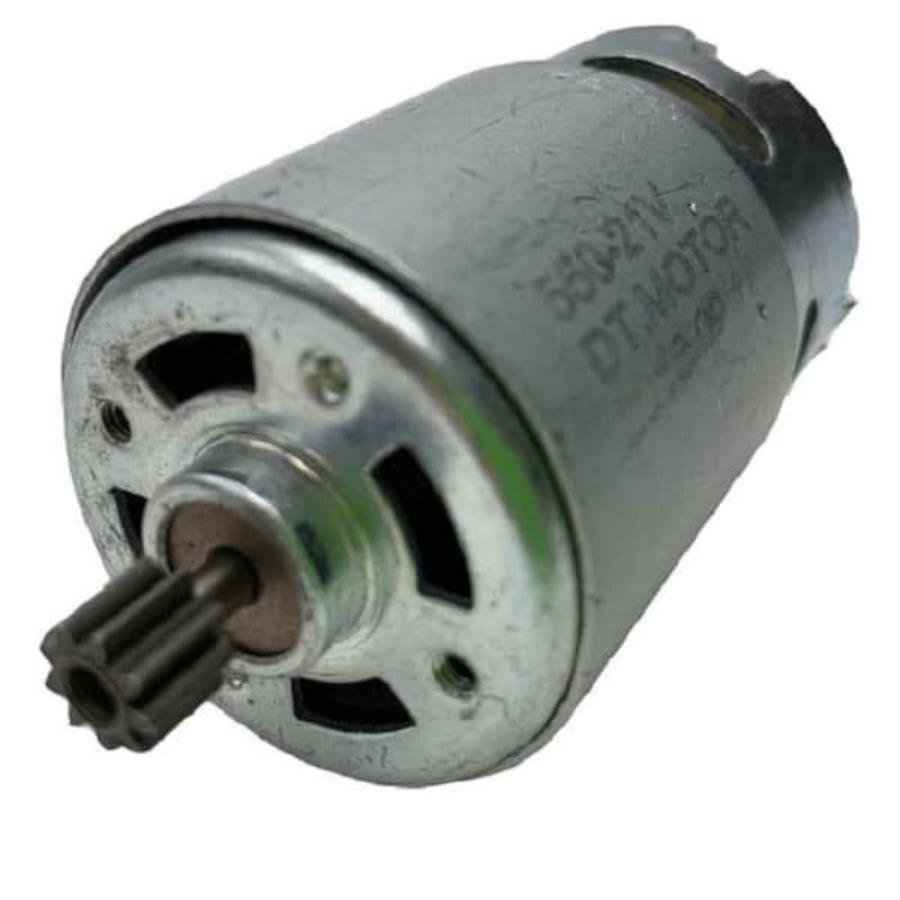 картинка Двигатель КХ-0011578 (550-21V) для шуруповерта 21V, шестерня 9 зубьев от магазина Интерком-НН