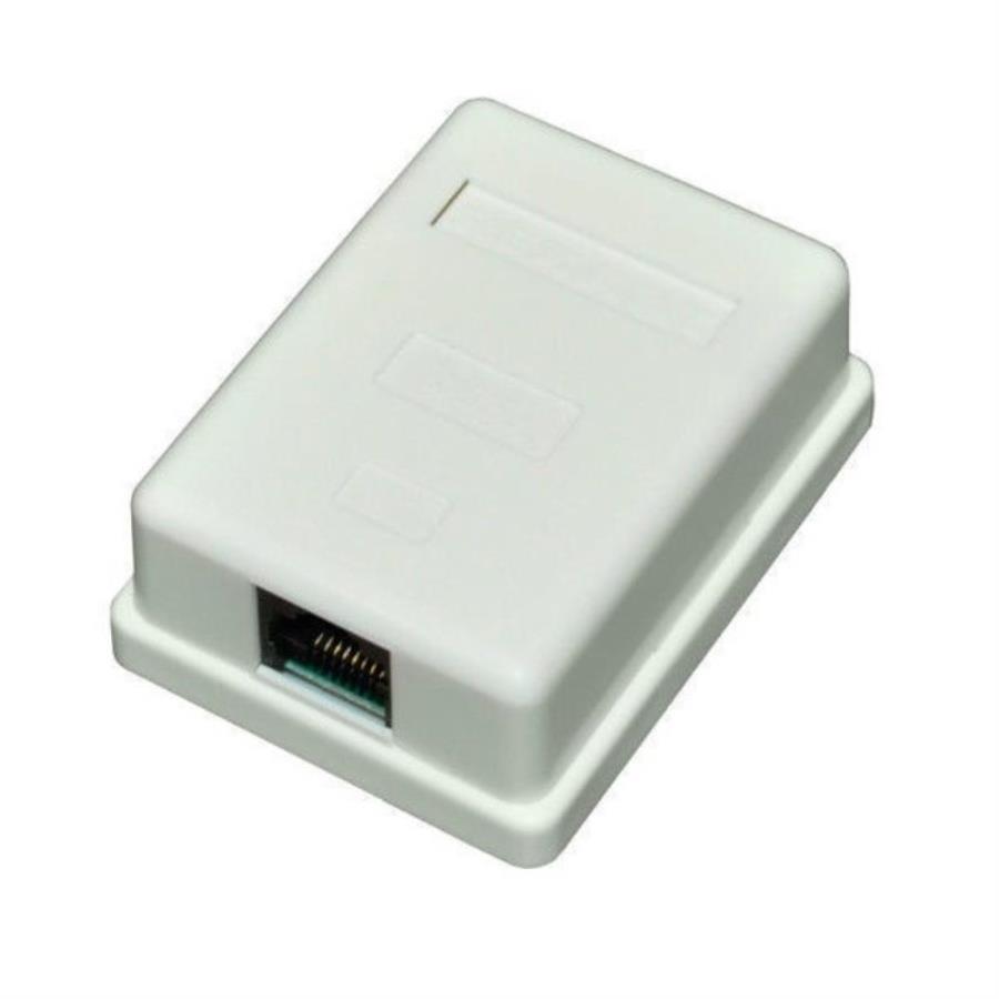 картинка Розетка компьютерная 1 порт RJ-45 cat.5e REXANT 03-0121 от магазина Интерком-НН