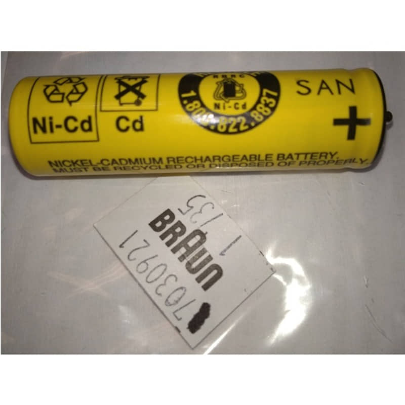 картинка 1N-600AA (Braun 7030921) Аккумулятор Ni-Cd для электробритвы 4775, 4740, 4745, 5611, 5612, 5613 от магазина Интерком-НН