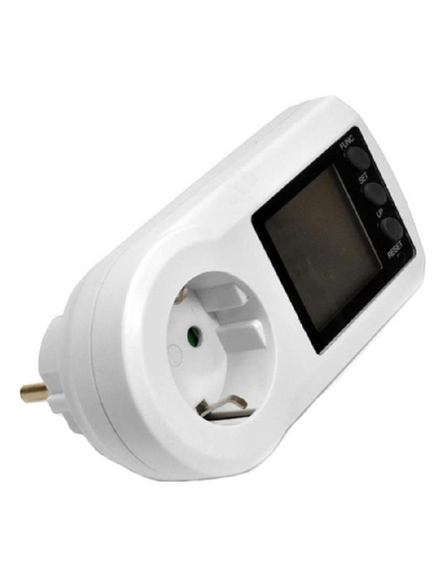 картинка Robiton PM-2 white Ваттметр для использования в бытовой электросети 220В от магазина Интерком-НН