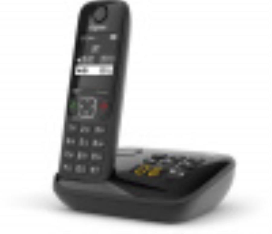 картинка Р/Телефон Dect Gigaset AS690A RUS черный автооветчик АОН от магазина Интерком-НН
