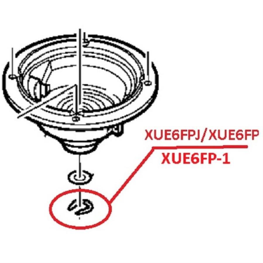 картинка Panasonic XUE6FP-1 Шайба стопорная муфты привода блендера от магазина Интерком-НН