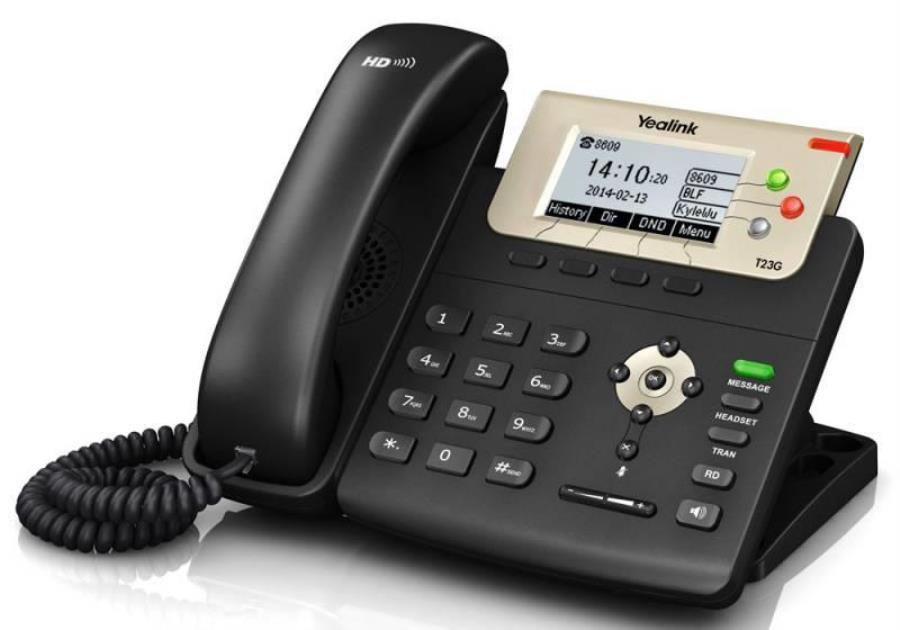 картинка Телефон SIP Yealink SIP-T23G черный от магазина Интерком-НН