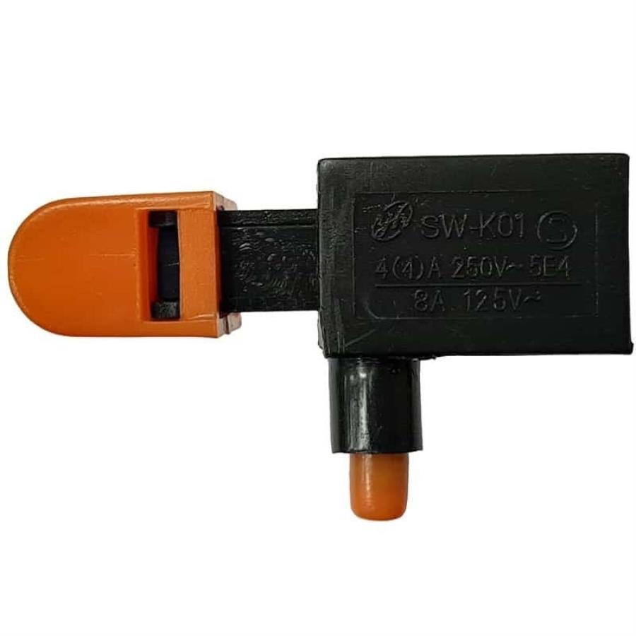 картинка Выключатель SW-K01 (157) с фиксатором и регулировкой оборотов 4A, 250V для электроинструмента от магазина Интерком-НН