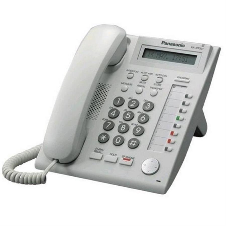 картинка Panasonic KX-DT321RU Системный аппарат 8 кнопок с индикацией, 1 строчный дисплей , спикерфон от магазина Интерком-НН