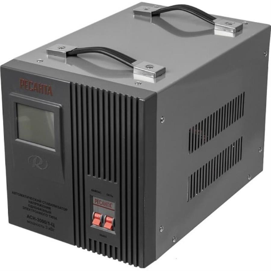 картинка Ресанта ACH-3000/1-Ц (63/6/5) стабилизатор напряжения однофазный серый от магазина Интерком-НН