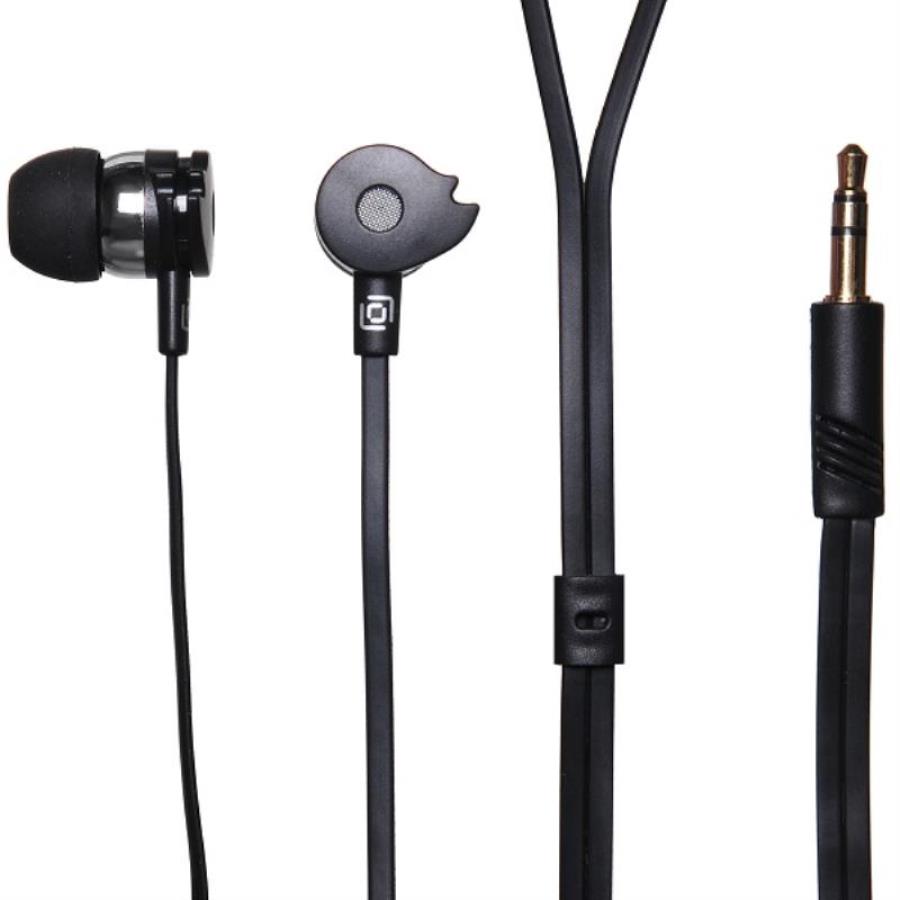 картинка OKLICK HP-S-210 наушники вкладыши проводные 1,2 м (черный) от магазина Интерком-НН