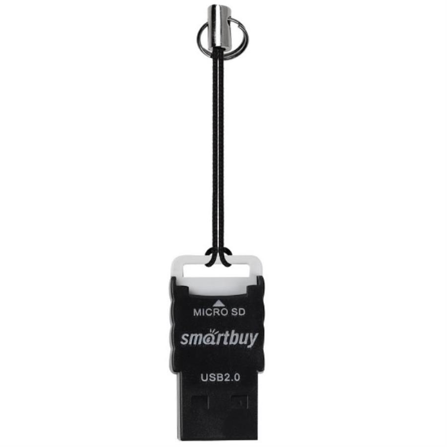 картинка Smartbuy SBR-707-K картридер (черный) для карт MicroSD от магазина Интерком-НН