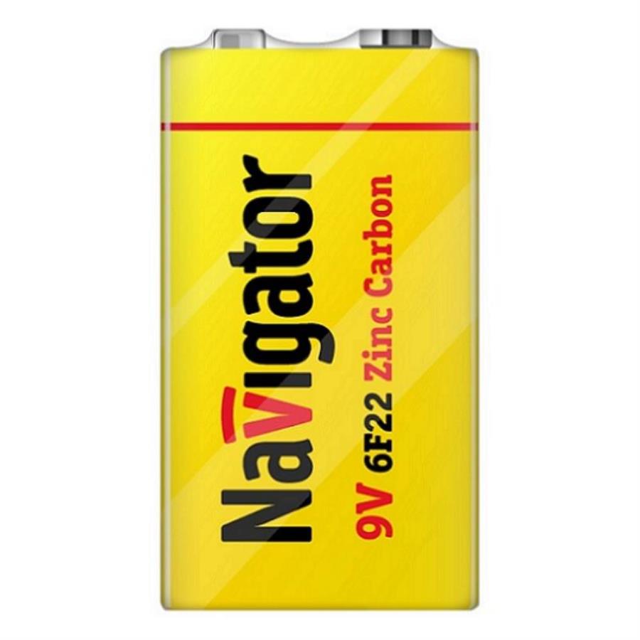 картинка Элемент питания (батарейка) Navigator NBT-NS-6F22-SH1 9V (типа "Крона") от магазина Интерком-НН