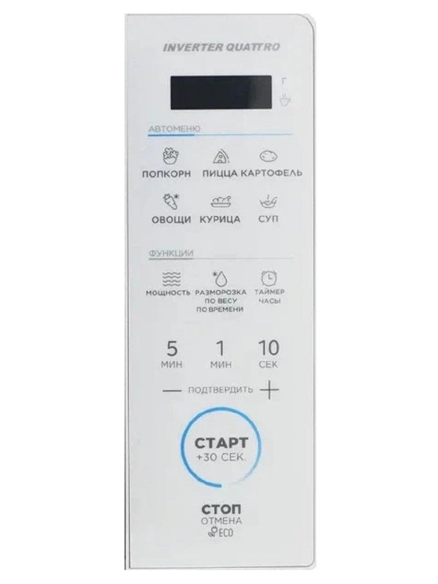 картинка EM719M2V-W-SP сенсорная панель управления для микроволновой печи СВЧ Midea EM719M2V-W белый от магазина Интерком-НН