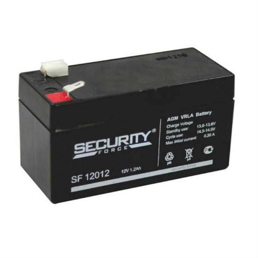 картинка Security Force SF 12012 Аккумулятор 12В, 1,2А/ч  от магазина Интерком-НН