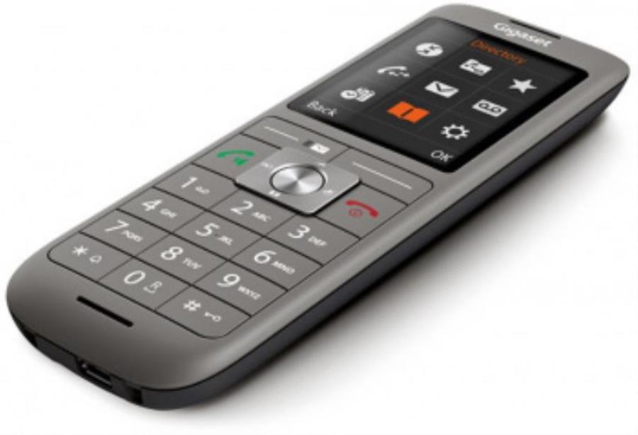 картинка Трубка доп. Dect Gigaset CL660HX HSB RUS черный для CL660 от магазина Интерком-НН