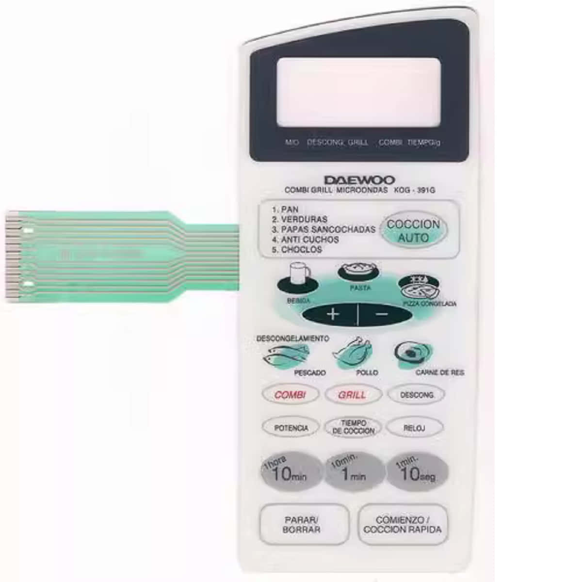 картинка Daewoo 3518521700 Сенсорная панель для микроволновой СВЧ печи KOG-391G от магазина Интерком-НН