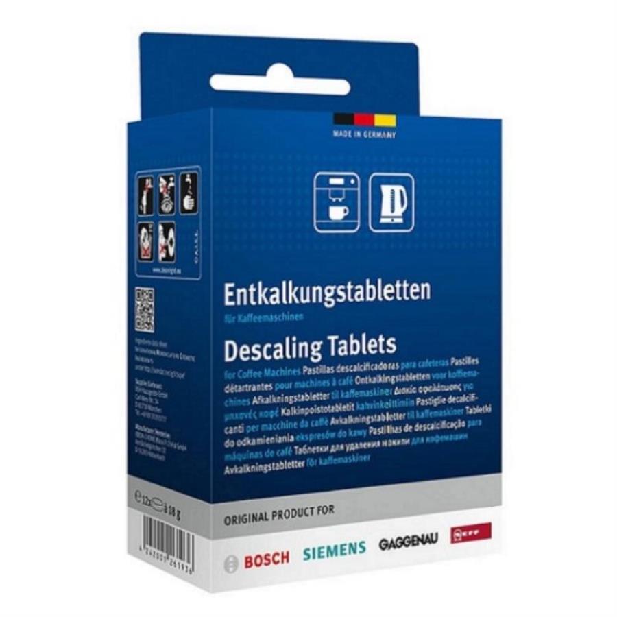 картинка Bosch 00311893 таблетки от накипи для кофемашин, двойная упаковка (12шт.) от магазина Интерком-НН