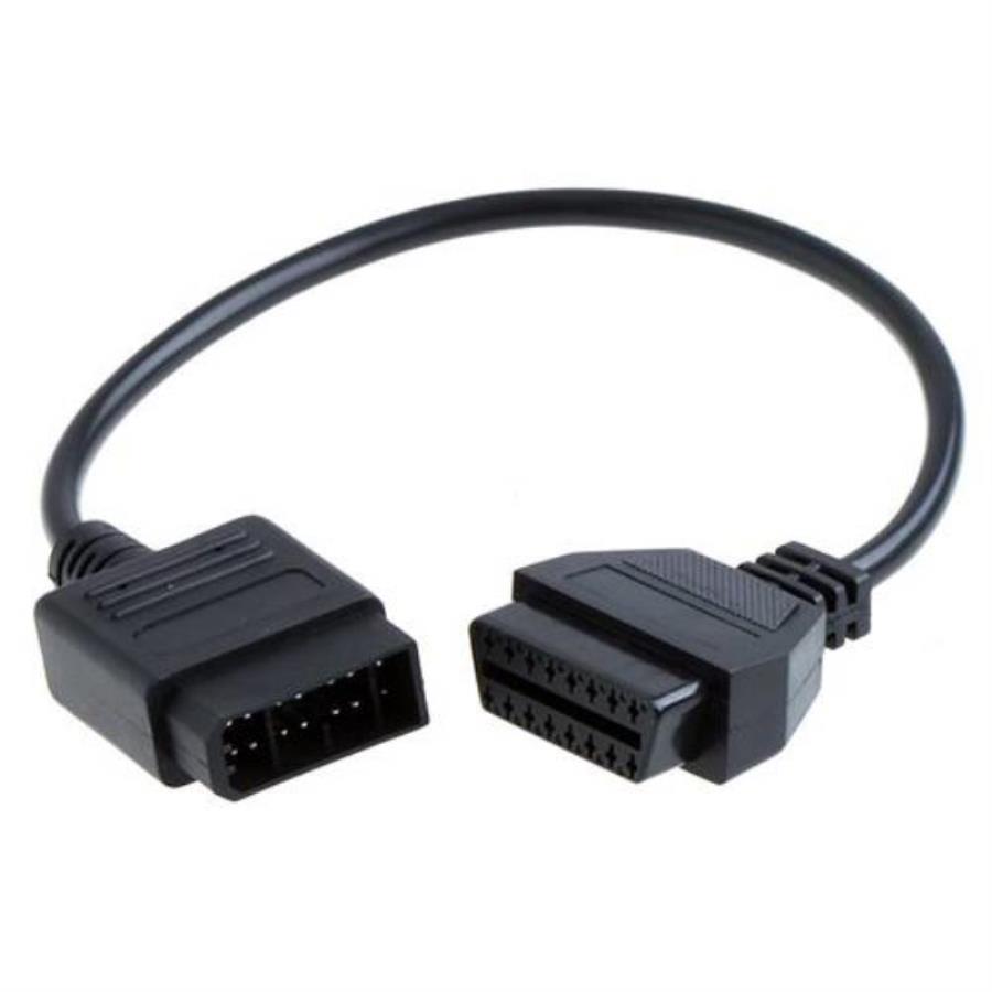 картинка Кабель-переходник диагностического разъема для автомобилей Nissan с 14pin на OBD2 16pin разъем  от магазина Интерком-НН