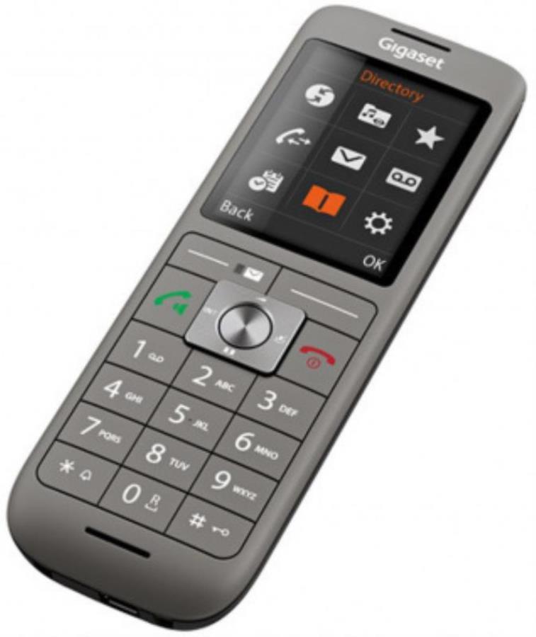 картинка Трубка доп. Dect Gigaset CL660HX HSB RUS черный для CL660 от магазина Интерком-НН