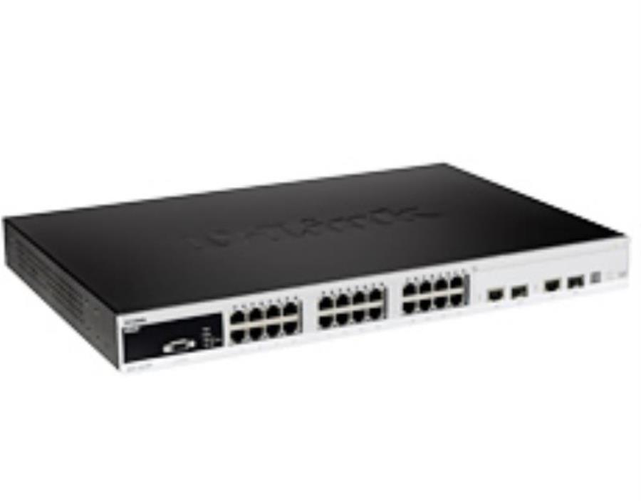 картинка D-Link DES-3528P xStack управляемый коммутатор уровня 2+ с 24 портами от магазина Интерком-НН