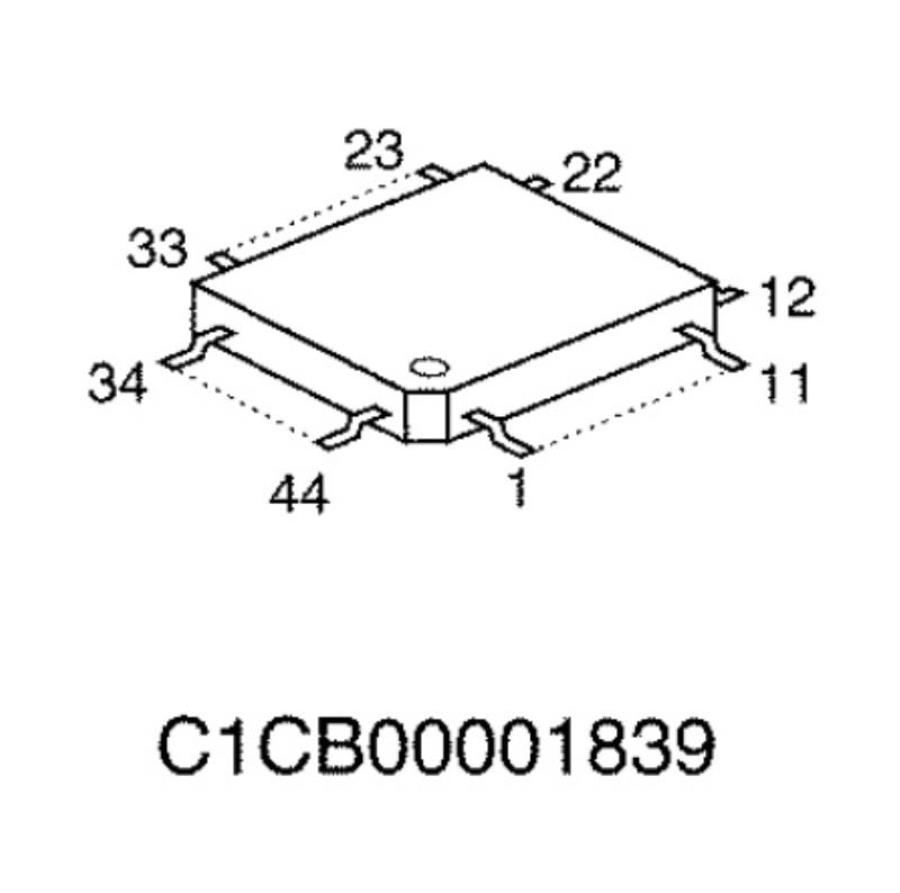 картинка C1CB00001839 микросхема (ZC1CB00001839 микросхема IC, PERIPHERAL MCU ML60852A от магазина Интерком-НН