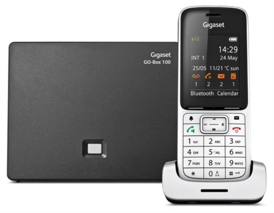 картинка Телефон IP Gigaset SL450A GO RUS серебристый (S30852-H2721-S301) от магазина Интерком-НН