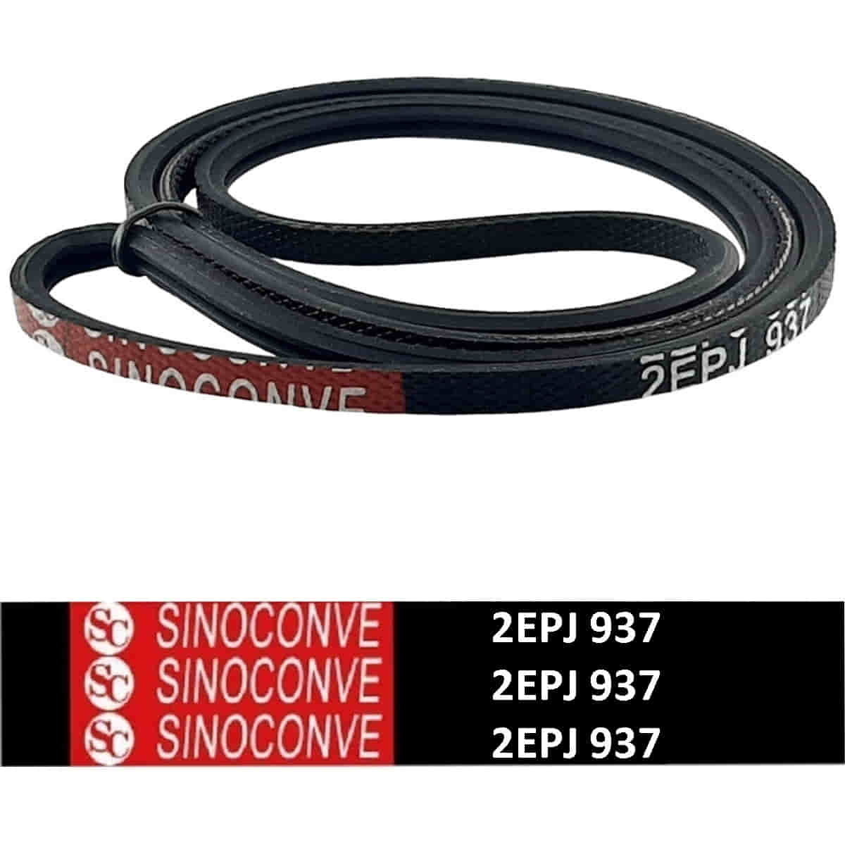 картинка Sinoconve 2EPJ937 J2 ремень поликлиновый приводной для стиральной машины AEG, Electrolux, Zanussi от магазина Интерком-НН