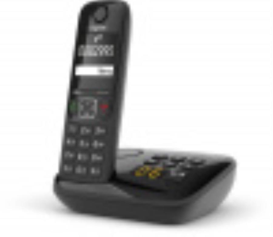 картинка Р/Телефон Dect Gigaset AS690A RUS черный автооветчик АОН от магазина Интерком-НН