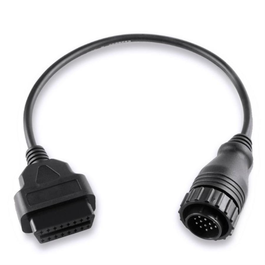 картинка Кабель-переходник диагностического разъема BENZ 14pin на OBDII 16pin для автомобиля от магазина Интерком-НН