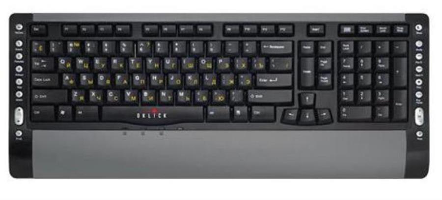 картинка Клавиатура Oklick 410M Black/Silver mmedia PS/2+USB от магазина Интерком-НН