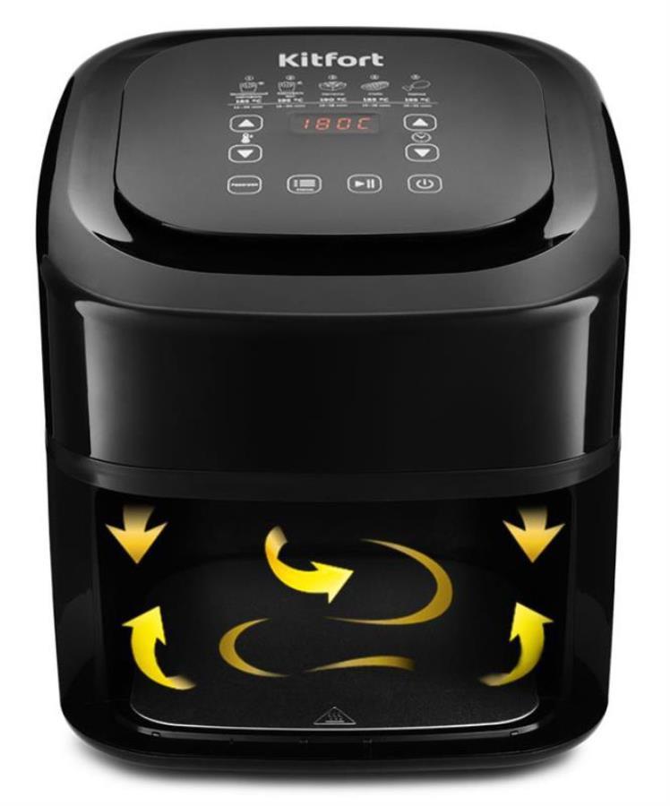 картинка Аэрогриль Kitfort KT-2215 1500Вт черный от магазина Интерком-НН