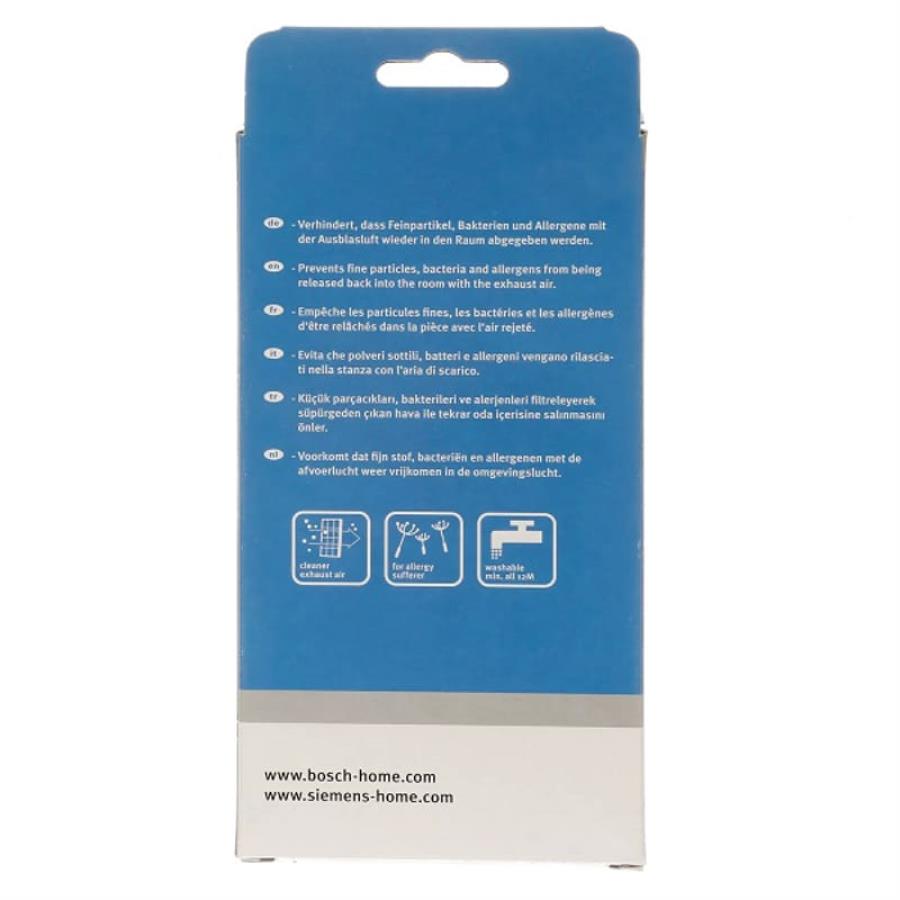 картинка Bosch 00579496 HEPA-фильтр для пылесоса BSGL5.., BGL8.. от магазина Интерком-НН